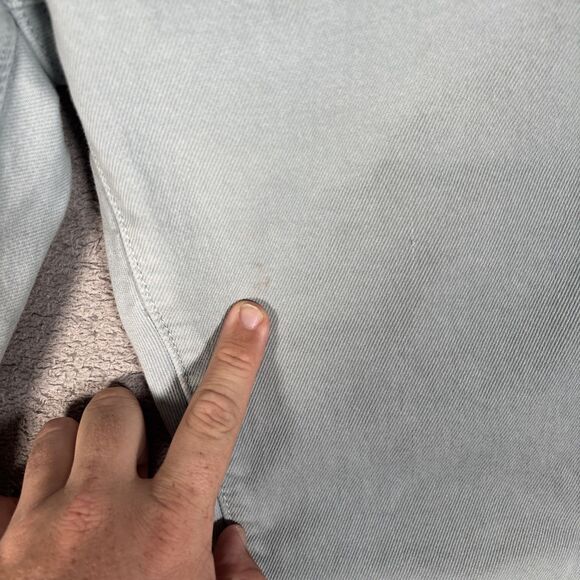 Banana Republic Performance Jeans Men’s Size 34x32 Fit 34x29 Powder Blue Denim - Picture 8 of 13